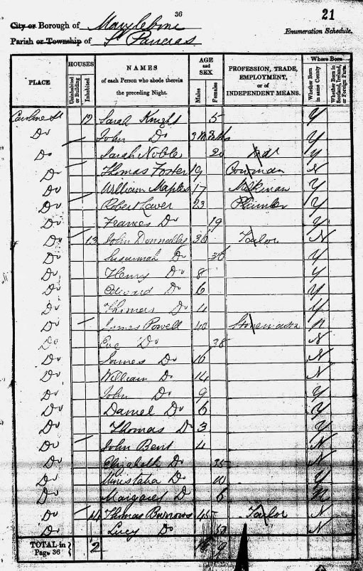 1841 Census Page